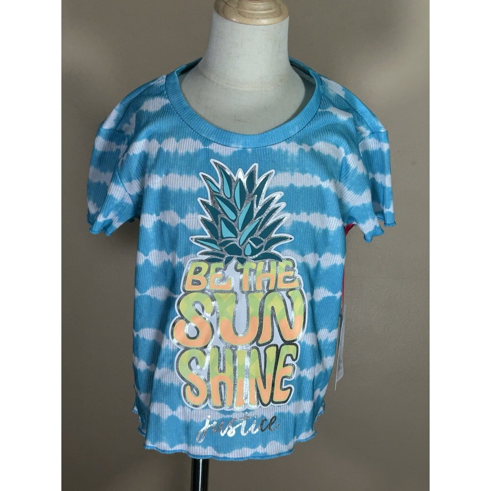 Justice Girls Pajama Top‎ Only  Pineapple Be The Sun Shine